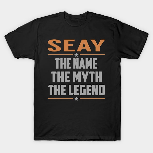 SEAY The Name The Myth The Legend T-Shirt by YadiraKauffmannkq